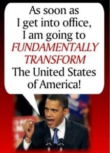 President Obama promised to transform America.